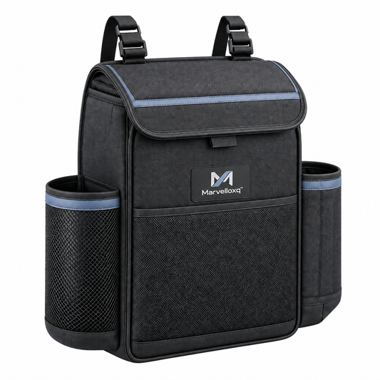 Marvelloxq™ Car Seat Back Organizer | Large-Capacity Multi-Pocket Storage Bag with Insulated Bottle Pocket