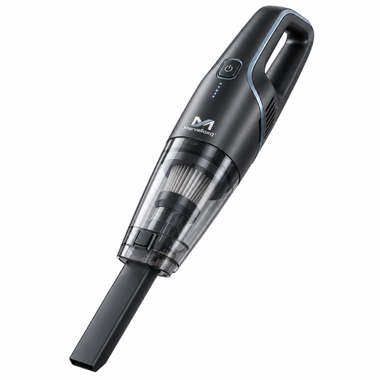 Marvelloxq™ Cordless Handheld Car Vacuum | Portable High-Suction Auto Cleaner with Washable Filter & Crevice Nozzle