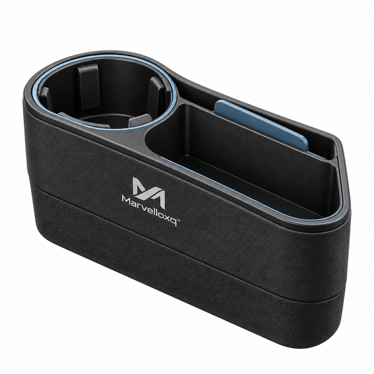 Marvelloxq™ Car Seat Gap Organizer with Cup Holder | Multi-Functional Console Storage Box