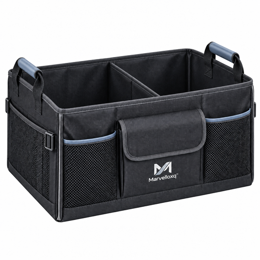 Marvelloxq™ Collapsible Car Trunk Organizer | Large-Capacity Multi-Compartment Cargo Storage Box